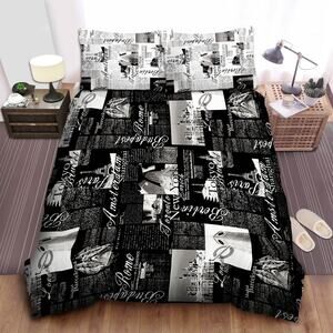 ALAMODE DUVET COVER With 2 Pillow Cases - Black & White INTERNATIONAL CITIES